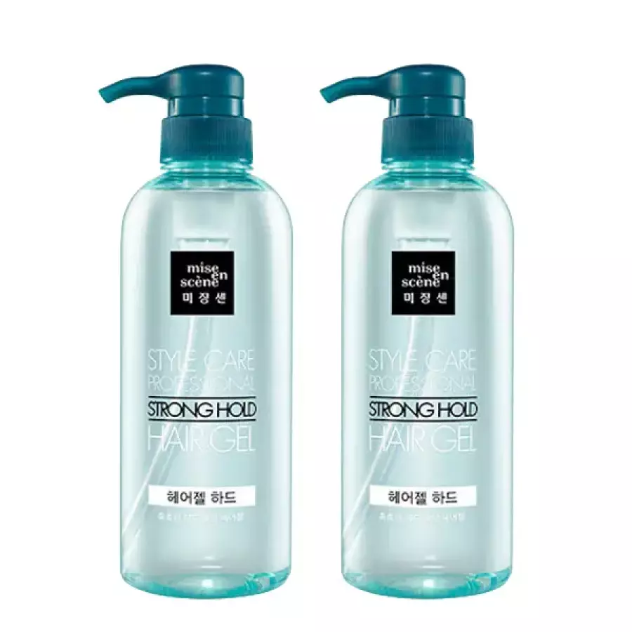 미쟝센 스타일 케어 스트롱 홀드 헤어젤 하드 500ml (2개)_이미지