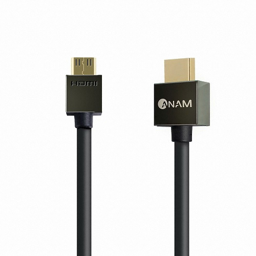 아남 HDMI to Mini HDMI 2.0 슬림메탈 케이블 [AH-M30, 3m]