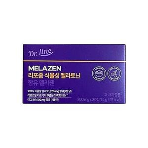 닥터라인 리포좀 식물성 멜라토닌 함유 멜라젠 30정 (1개)_이미지