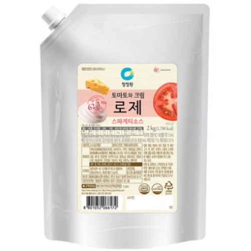 청정원 로제 스파게티소스 2kg
