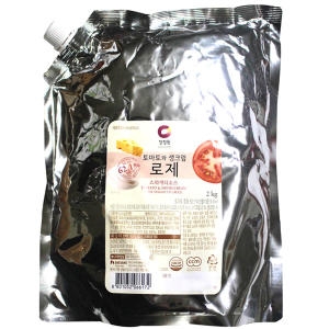 청정원 토마토와 생크림 로제 스파게티 소스 2kg (1개)_이미지
