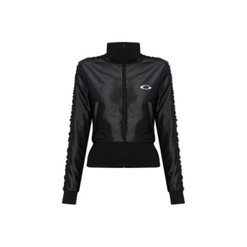 발렌시아가 로고 프린트 지퍼업 스웨트셔츠 841733TLV29 1000 T