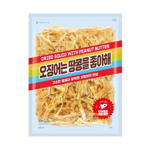 정화식품 오징어는 땅콩을 좋아해 200g