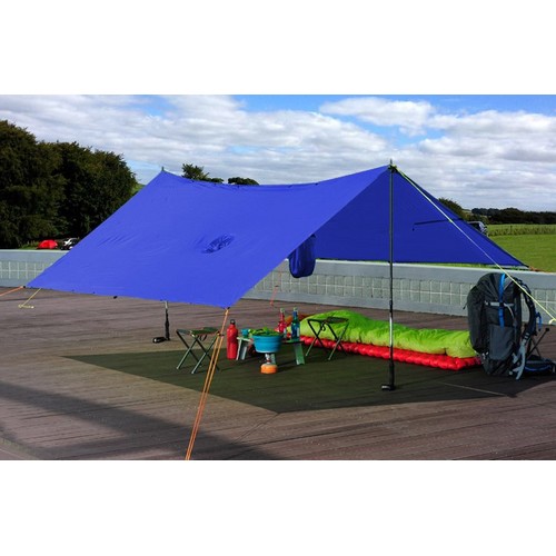 씨투써밋 나일론 타프 판초 블루 (253x143cm)_이미지