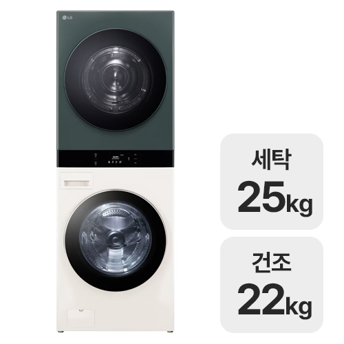 LG전자 트롬 오브제컬렉션 워시타워 WL22EGZU_이미지