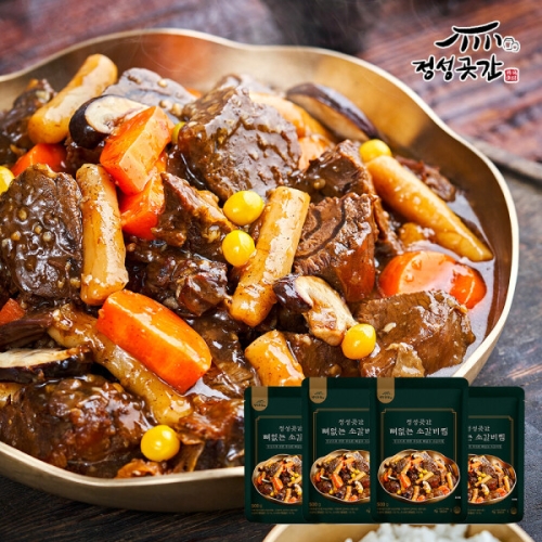 정성곳간 강순의 명인의 뼈없는 소갈비 찜 500g (6개)_이미지