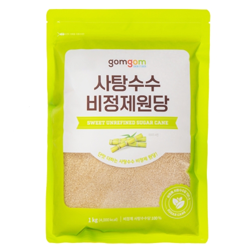 곰곰 사탕수수 비정제 원당 1kg 1개_이미지