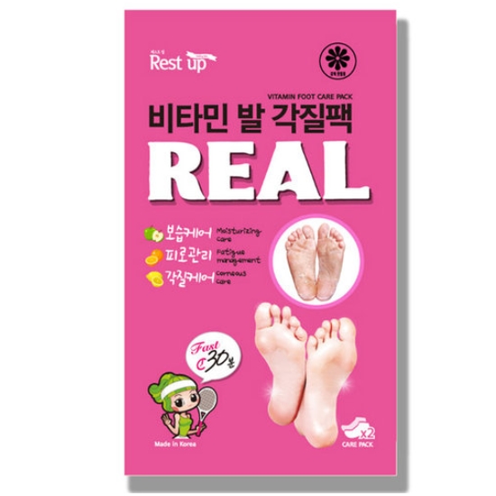레스트업 리얼 비타민 발 각질제거팩 