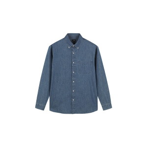 탑텐 남성 데님 버튼다운 셔츠 MSF5WC1902