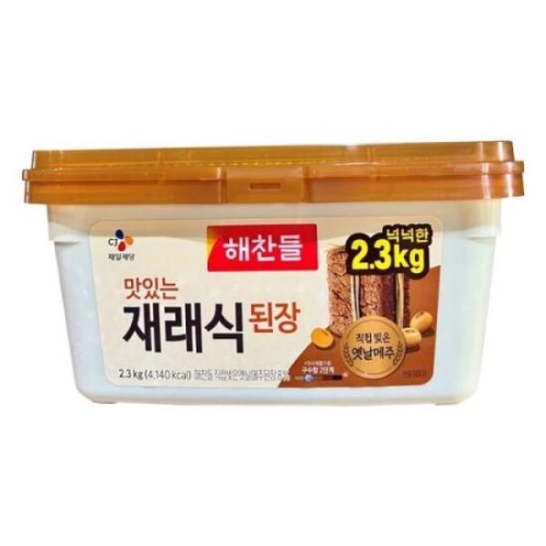 CJ 해찬들 맛있는 재래식된장 2.3kg 1박