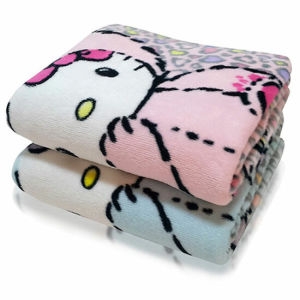 헬로키티 헬로키티가 있는 레오파트 세면타올 110g 3매