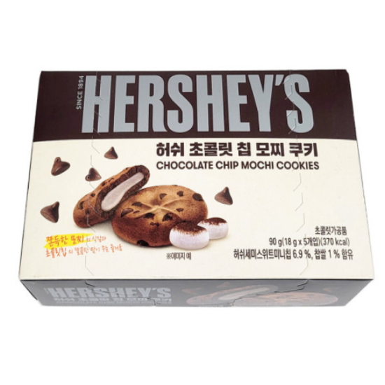 허쉬 초콜릿 칩 모찌 쿠키 90g (12개)_이미지