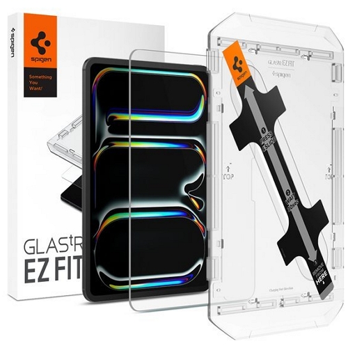 슈피겐 iPad Pro 11 M5 글라스tR 이지핏 AR 강화유리 보호필름