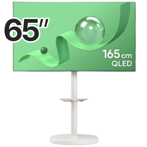 더함 우버 AMG 스마트 65 QLED 144Hz 돌비 AI 구글3.0 게이밍 이동형 패키지