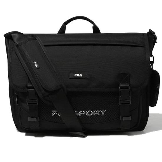 메시 미듐 메신저백 FS3BCG1002X BLK