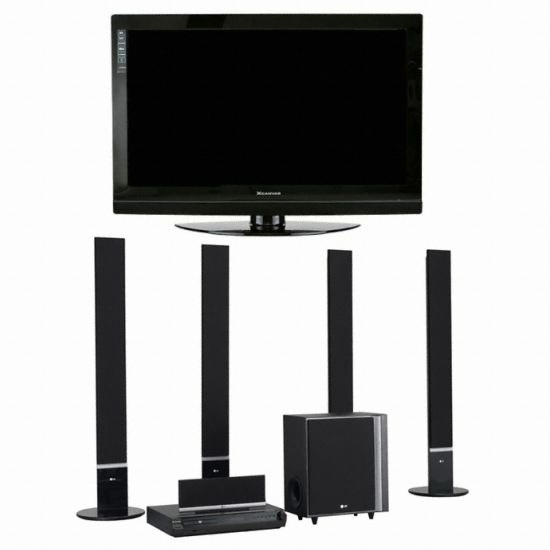 LG전자 엑스캔버스 HT-502H 홈시어터 + LG 디지털TV (42PG15DH)_이미지