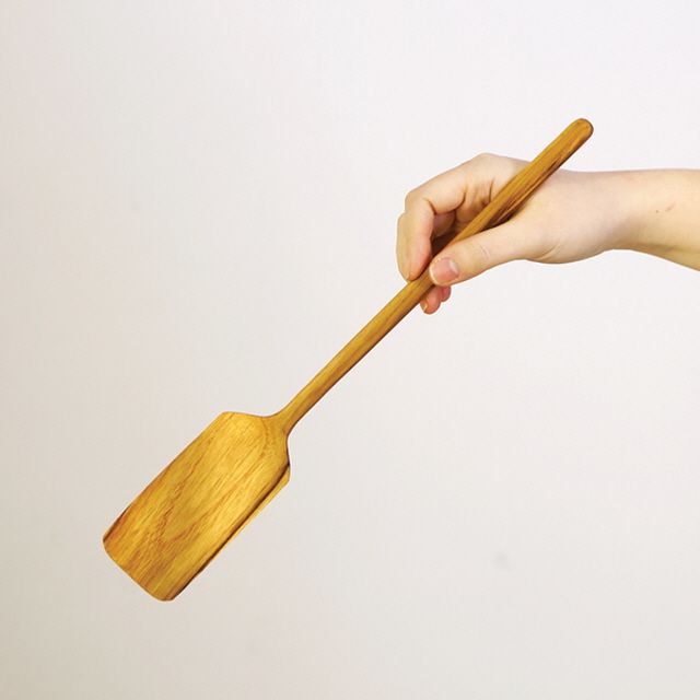 비프로젝트 바른락 티크 우드 에그 뒤집개_이미지