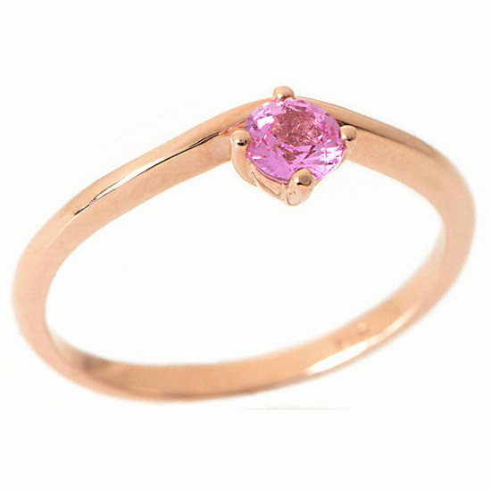 몰리즈 18K 2부 핑크사파이어 반지 S71529R_이미지