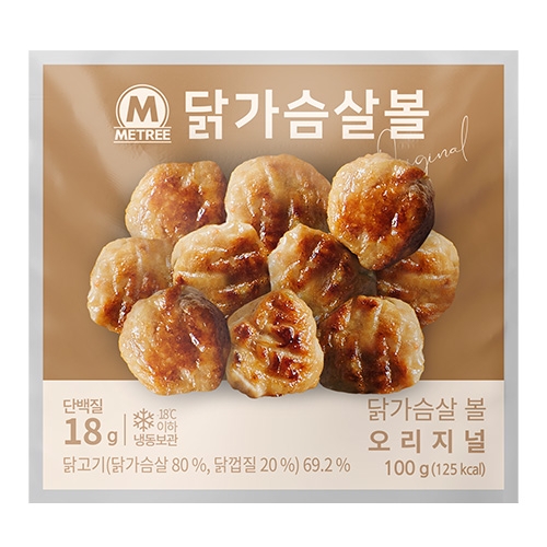 미트리 마이닭 닭가슴살볼 오리지널 100g (21개)