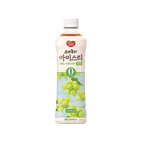 동원F&B 보성홍차 아이스티 제로 샤인머스캣 500ml (5개)