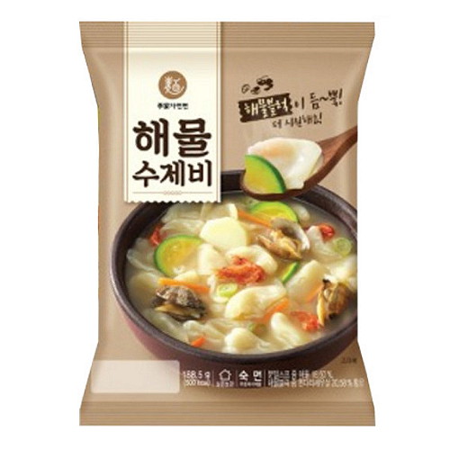 이가자연면 해물 수제비 188.5g (6개)_이미지