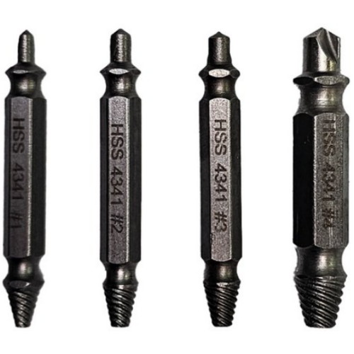 스탠맨  볼트 리무버 4종 세트 HSS 4341 (4pcs)