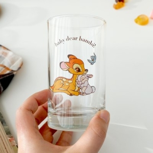 모애 레트로감성 디자인 유리컵(밤비F)