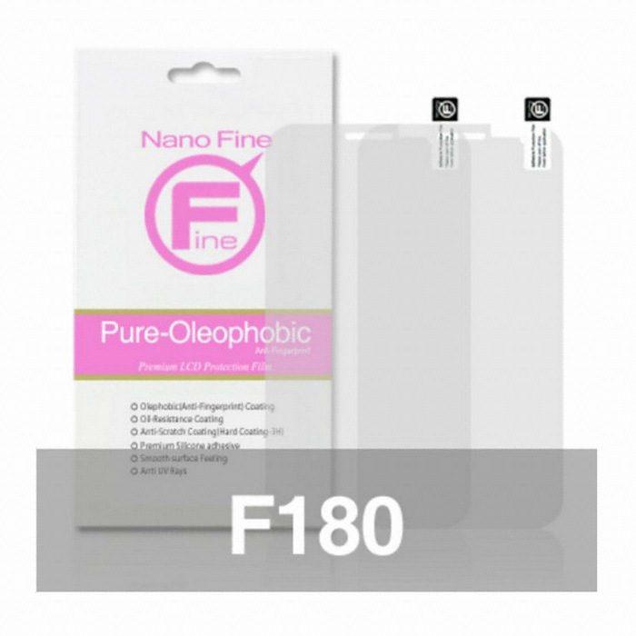 NanoFine 옵티머스 G 올레포빅 보호필름, LG-F180