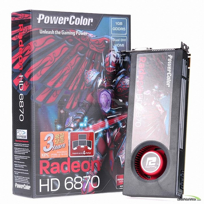 PowerColor �󵥿� HD 6870 V2 D5 1GB KPC