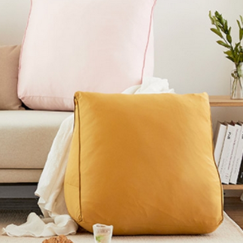 리브맘 ㅤ쫀득 삼각 등받이 등쿠션 소형_이미지