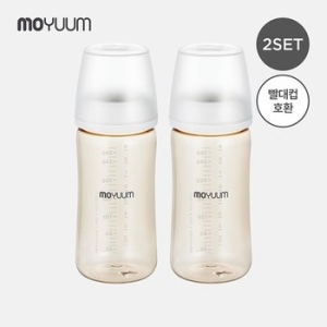 모윰 3세대 PPSU 노꼭지 올인원 베이직 젖병 270ml (2개)_이미지