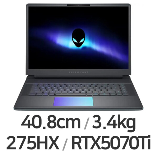 DELL 에일리언웨어 16 Area-51 DAA16250-WH03KR (SSD 4TB)_이미지