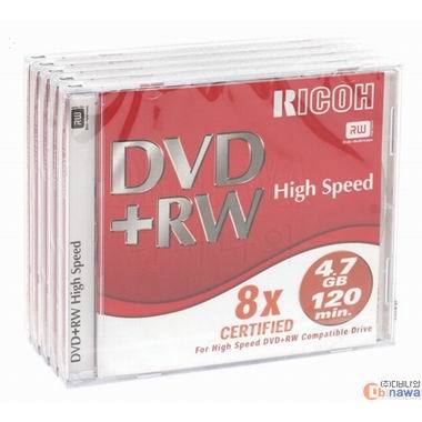 RICOH DVD+RW 4.7GB 8x 쥬얼 5장_이미지