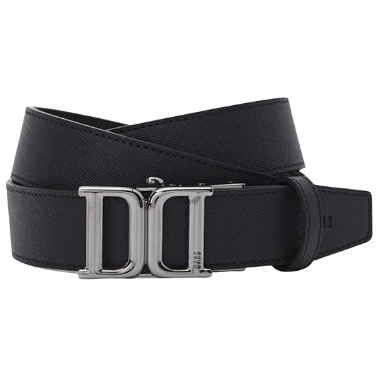 DD 메탈릭 버클 소가죽 자동벨트 DBBE2F087BK