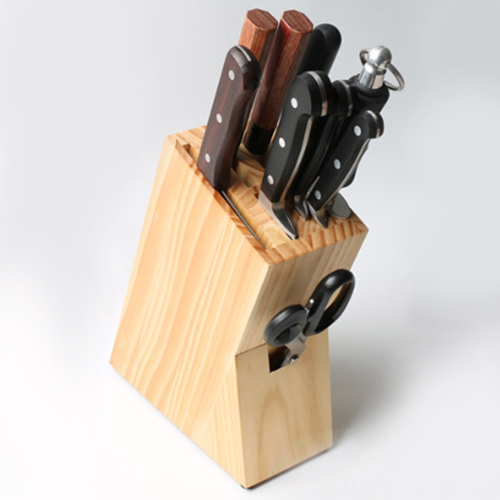 가나 나무 칼꽂이 9구 大/특大/칼수납/우드칼꽂이/나무블럭_이미지