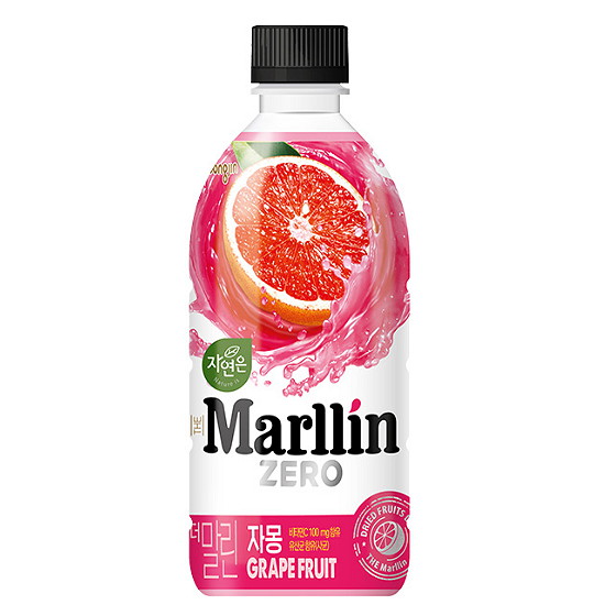 웅진식품 자연은 더말린 제로 자몽 500ml (5개)_이미지