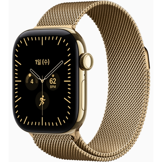 APPLE 워치 시리즈12 42mm Cellular 티타늄 (래디언트골드_밀레니즈루프)_이미지