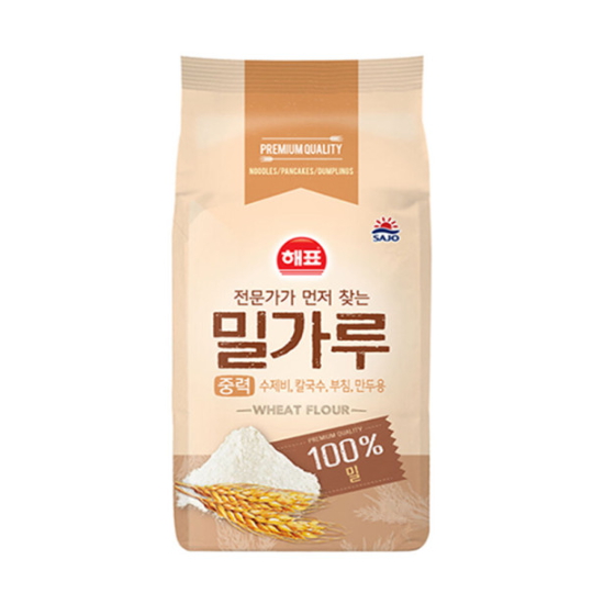 사조대림 해표 중력 밀가루 2.5kg (5개)