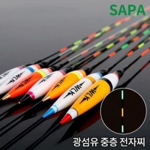 싸파  WLY 저부력 중층 전자찌 4.0g 민물 중층 내림 낚시 LED 광섬유 찌 28581211