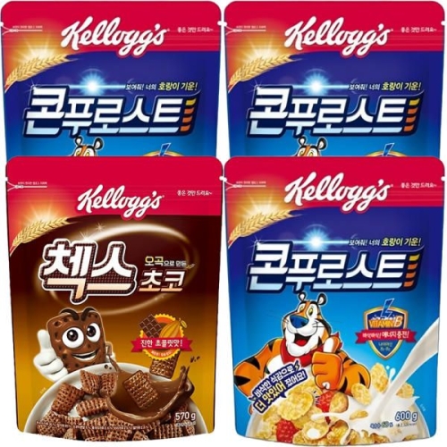 콘푸로스트 600g x 2개 + 첵스초코 570g x 1개 + 후르트링 30g x 3개