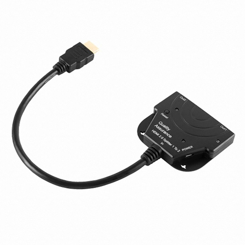 퀄리티어슈어런스코리아 1:2 HDMI 2.0 모니터 분배기 (Q4K60HZUHD)_이미지