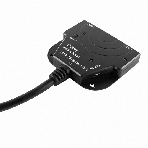 퀄리티어슈어런스코리아 1:2 HDMI 2.0 모니터 분배기 (Q4K60HZUHD)_이미지