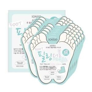  소프리스 풋 필링 더블 에센스 마스크 [10개]