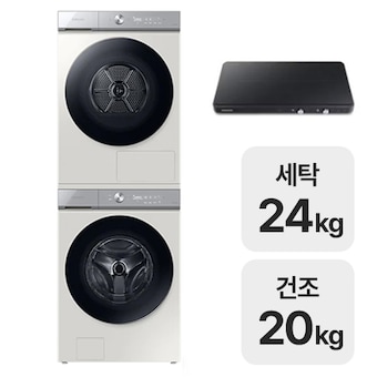 삼성전자 비스포크 AI <b>WF24B9600KE</b> + <b>DV20B9760CE</b> + NZ62T7703PK