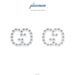 기획 E 품 은 실버 귀걸이 390995 J8400 0702 로고버블