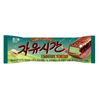 해태제과 자유시간 피스타치오 앤 <b>카다이프</b> 36g