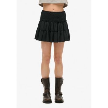 ���۵���� Co TIERED A-line skirt black 7500529