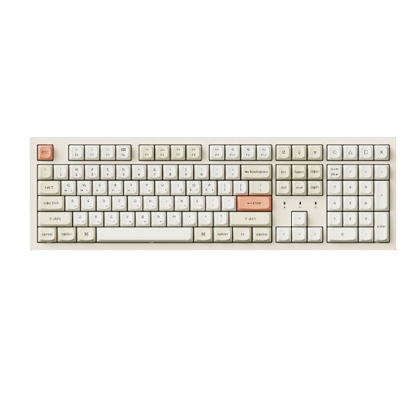 Keychron K10 Ultra 유무선 기계식 레트로 파스텔 (바나나축)_이미지