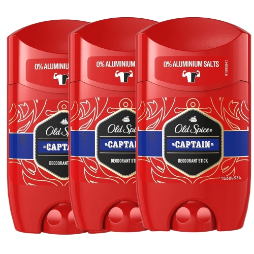 올드스파이스 데오드란트 스틱 캡틴 50ml (3개)_이미지