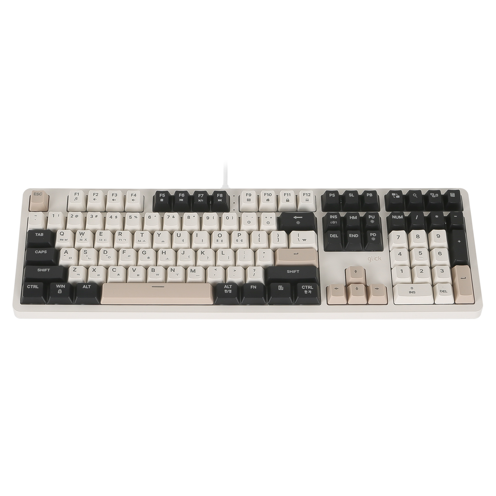 지클릭커 DEEPSEA M DSWK108 유무선 (크림베이지)_이미지
